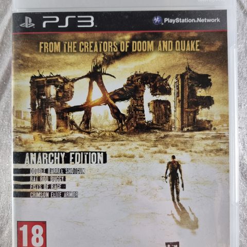 Rage Anarchy Edition PS3