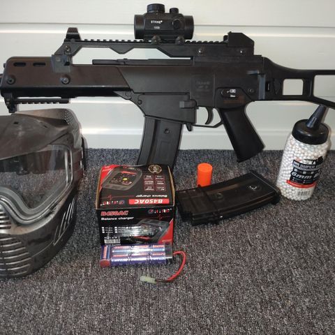 Heckler & Koch - G36C Sportline softgun replica pakke