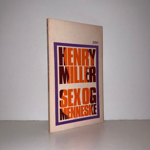 Sex og menneske - Henry Miller. 1968