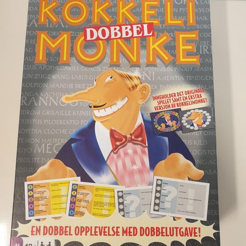 Omtrent nytt Kokkeli Monke Dobbel brettspill selges billig.