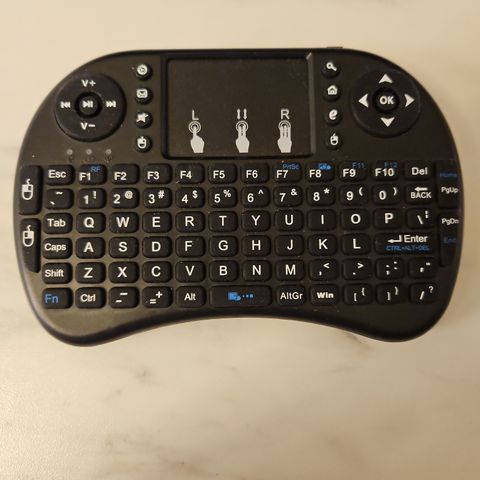 Touchpad / trådløst keyboard