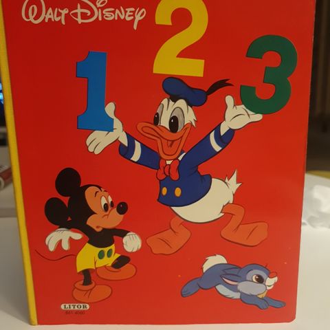 Walt Disney 1-2-3 bok