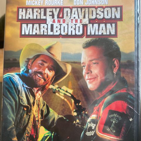 Harley Davidson and the Marlboro man (norsk tekst) Uåpnet i plast