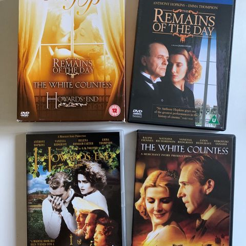 The Merchant Ivory DVD samling