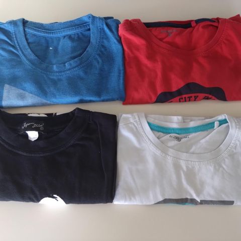4 T-skjorter pakke