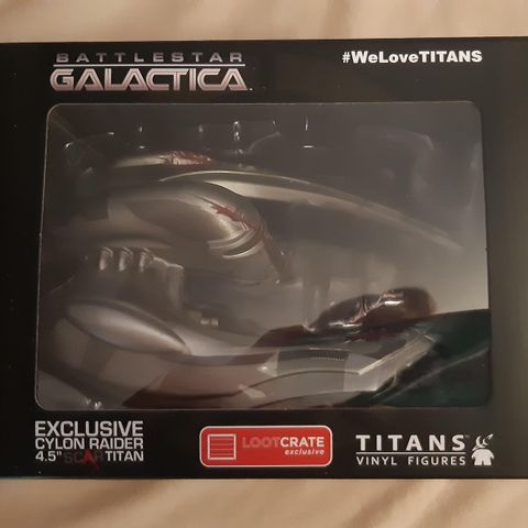 Battlestar Galactica Cylon raider figur selges