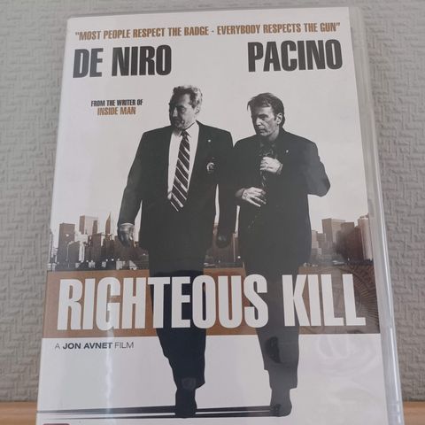 Righteous Kill - Drama / Krim / Thriller - (DVD) –  3 filmer for 2