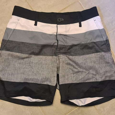 Solid shorts med innershorts str.S svart, grå, hvit