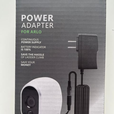 kamera ARLO HD strømforsyning power adapter overvåking