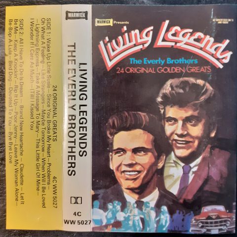 The Everly Brothers – Living Legends - 24 Original Golden Greats, 1977
