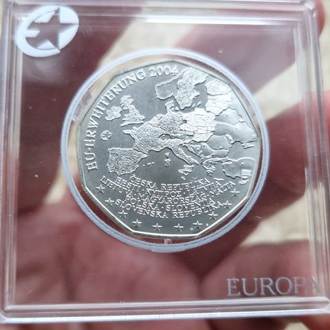 Østerrikes Eurominnemynt, sølv - 5€