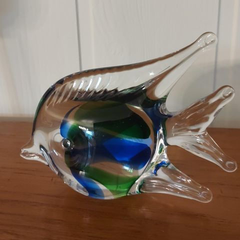 Murano fisk i kunstglass