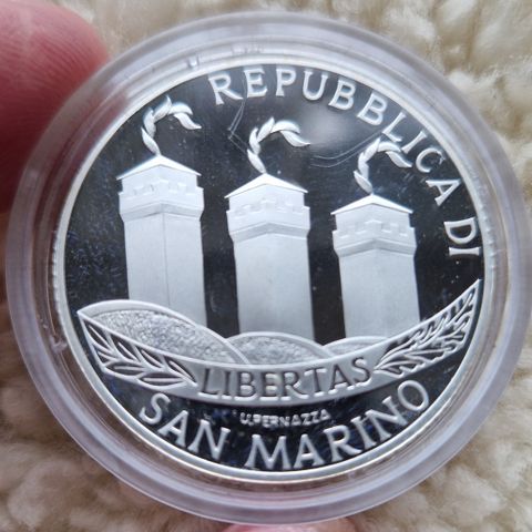 San Marinos første Euro, sølv - 10€