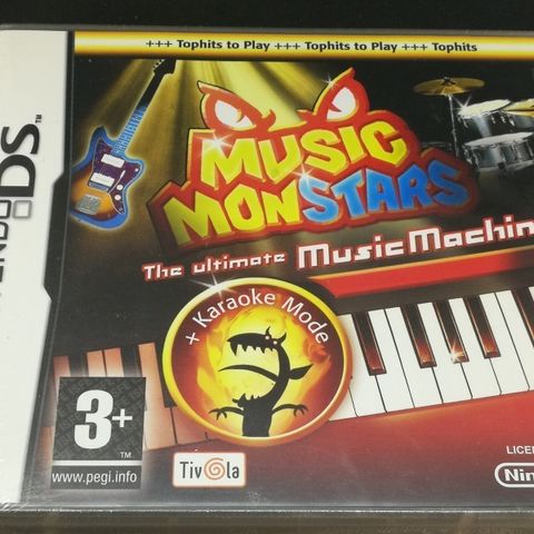 Nintendo DS Music MonStars spill - Nytt i original innpakkning