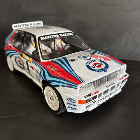 Ny Tamiya Lancia Delta Integrale  4WD bygget på XV-01 Chassis med ny radio !