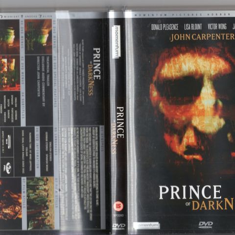 John Carpenter " Prince of darkness " DVD