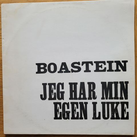 Boastein Jeg har min egen luke 1978