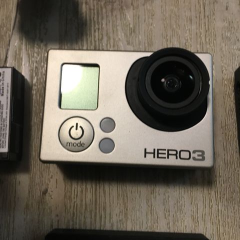 GOPRO Hero 3 m/div ekstrautstyr