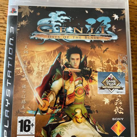 ps3 spill GENJI DAYS OF THE BLADE