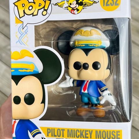 Funko Pop! Pilot Mickey Mouse | Disney (1232) Excl. to D23 Expo