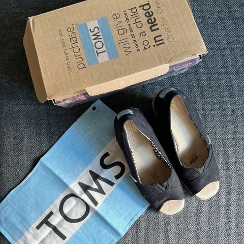 Toms Wedges - kilehæl - str 38,5