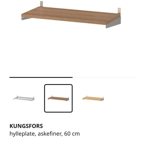 Kungsfors hylleplate