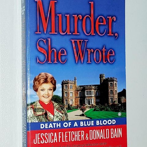 JESSCA FLETCHER & DONALD BAIN BOK.MURDER SHE WROTE.