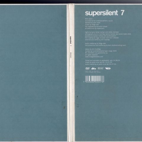 Supersilent 7 DVD Rune grammofon