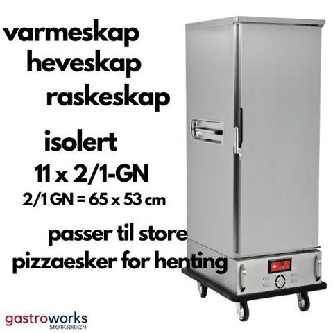 Heveskap-Raskeskap-Varmeskap - 11x 2/1-GN - Gastroworks