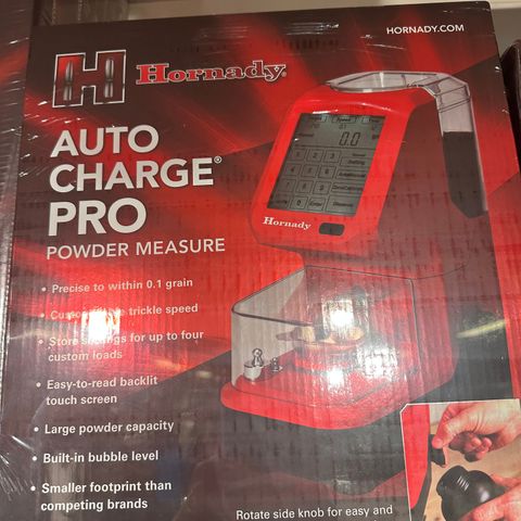 Hornady Auto Charge Pro Powder Manager Krutt Dispenser Beste på markedet!