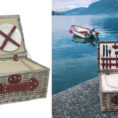 Picnic-kurv m/kjølebag | 2 personer