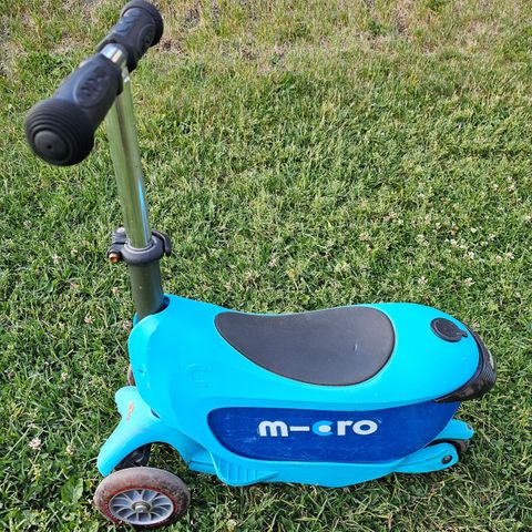 Micro Mini2go Deluxe Sparkesykkel, Blue