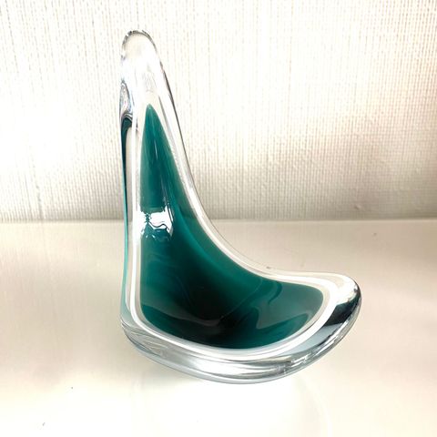 Flygsfors Coquille  glass-skulptur fra 1957