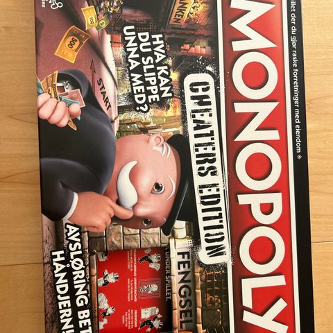 Monopoly Cheaters Edition . Norsk