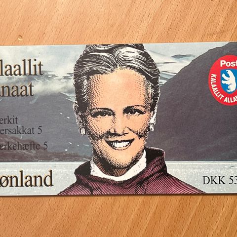 GRØNLAND - Frimærkehefte nr 5 - Dr Margrethe (1997)- Postfriskt