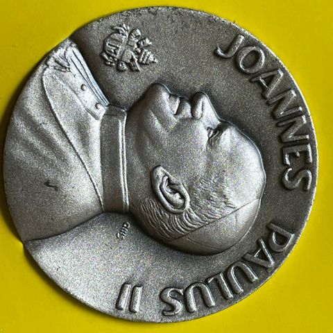 Johannes Paulus II, minnemedalje i sølv