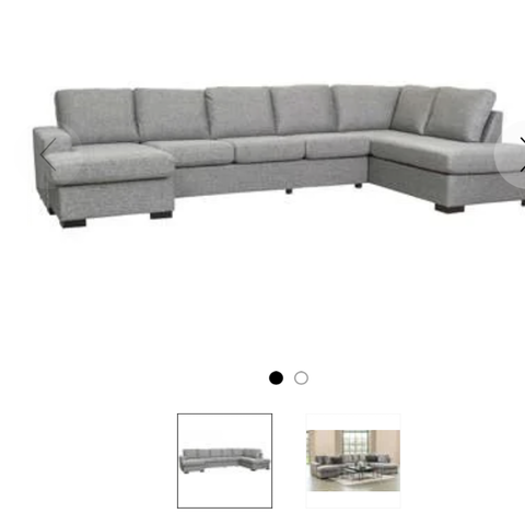 Sofa + stuebord