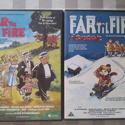 Far Til Fire / Far Til Fire I Sneen (DVD 1953/54)