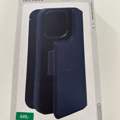 Decoded - Detachable Wallet (mobildeksel/lommebok) iPhone 14 Pro Max