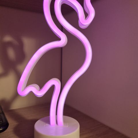 Flamingo LED-dekorasjons belysning, batteridrevet