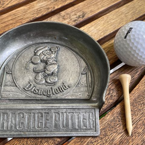 Disney Mikke Mus Disneyland Golf Practice Putter - uvanlig samlerobjekt!