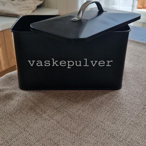 Vaskepulver beholder