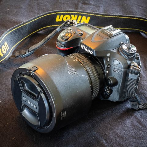 Nikon D7100 og objektiver