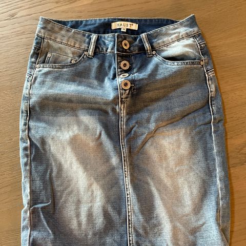 Haust jeans skjørt