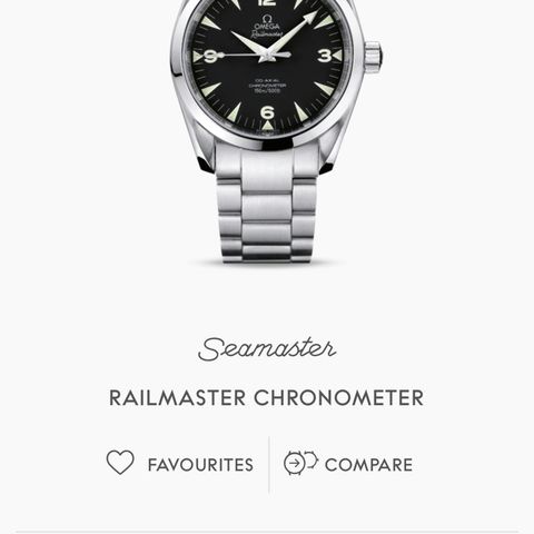 Omega Railmaster 2504.52.00 ønskes kjøpt