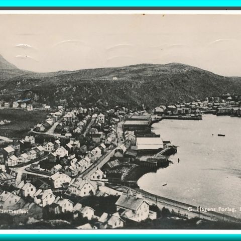 ** HAMMERFEST PANORAMA. GAMMEL POSTKORT ** REF. 3389