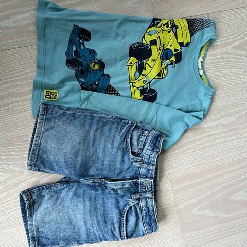 Shorts og trøye 5-8 år