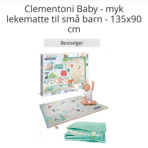 Baby Lekematte - Clementoni
