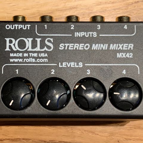 Rolls Stereo Minimixer - MX 42