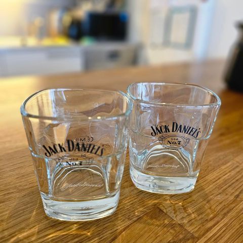 Jack Daniel's whiskeyglass/ tumblers (ubrukt)